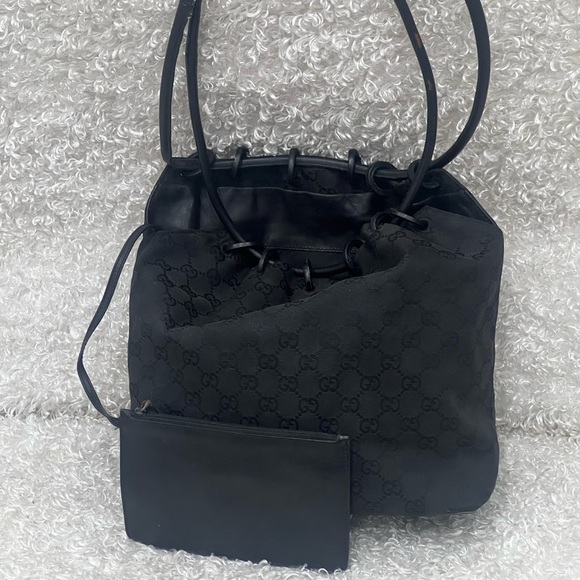 Gucci GG Canvas Tote Bucket Bag - Picture 1 of 16